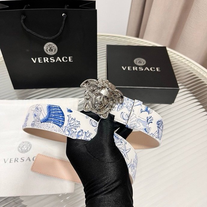 Ремень мужской кожаный 4 см фото 4