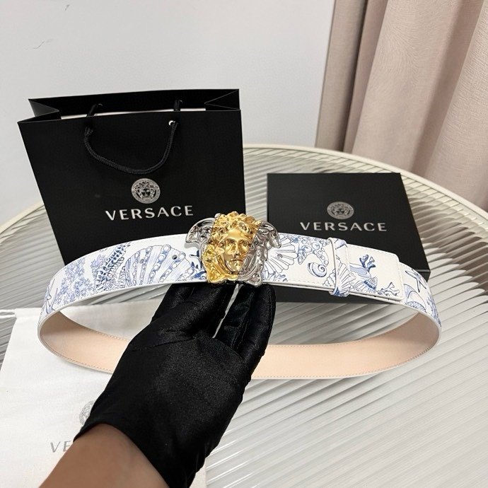 Ремень мужской кожаный 4 см фото 5