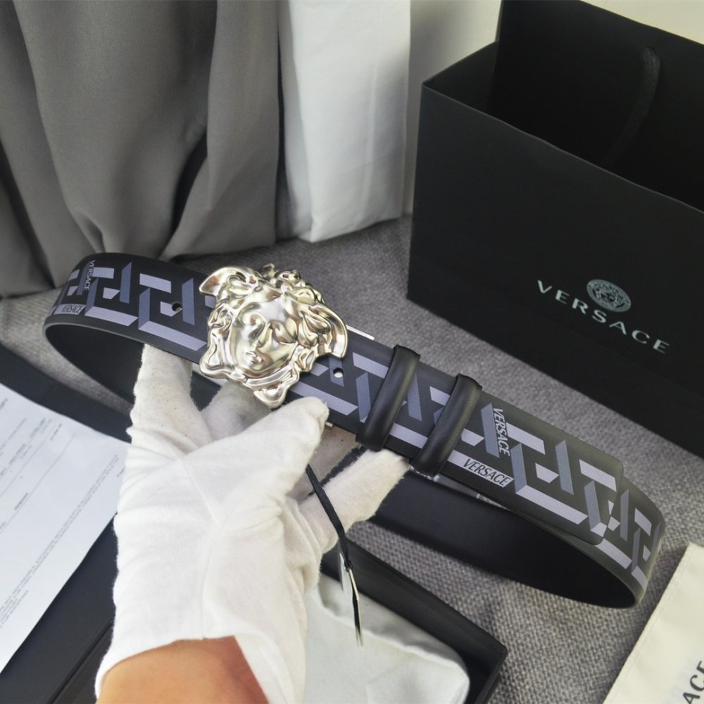 Ремень мужской кожаный 4 см фото 5