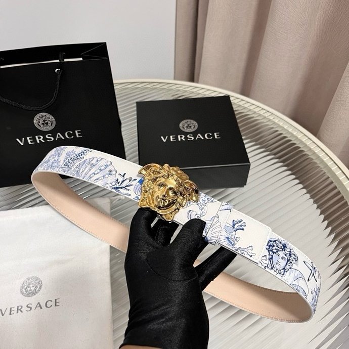 Ремень мужской кожаный 4 см фото 5