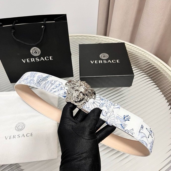 Ремень мужской кожаный 4 см фото 5