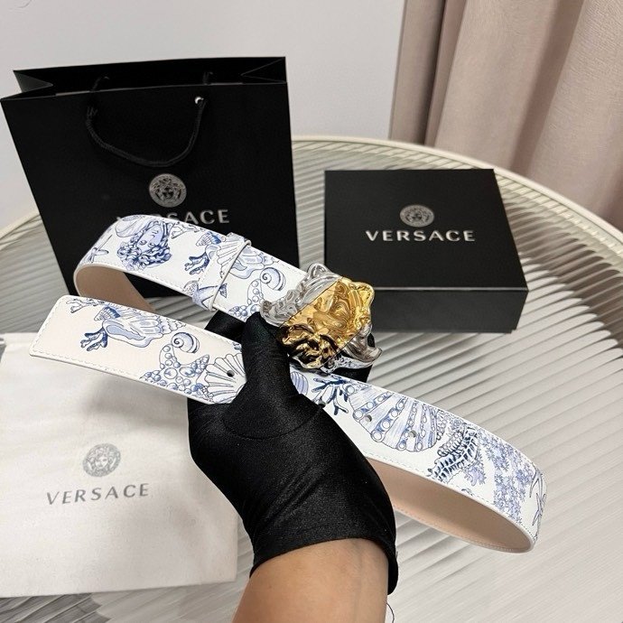 Ремень мужской кожаный 4 см фото 6