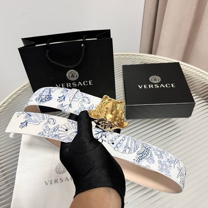 Ремень мужской кожаный 4 см фото 6