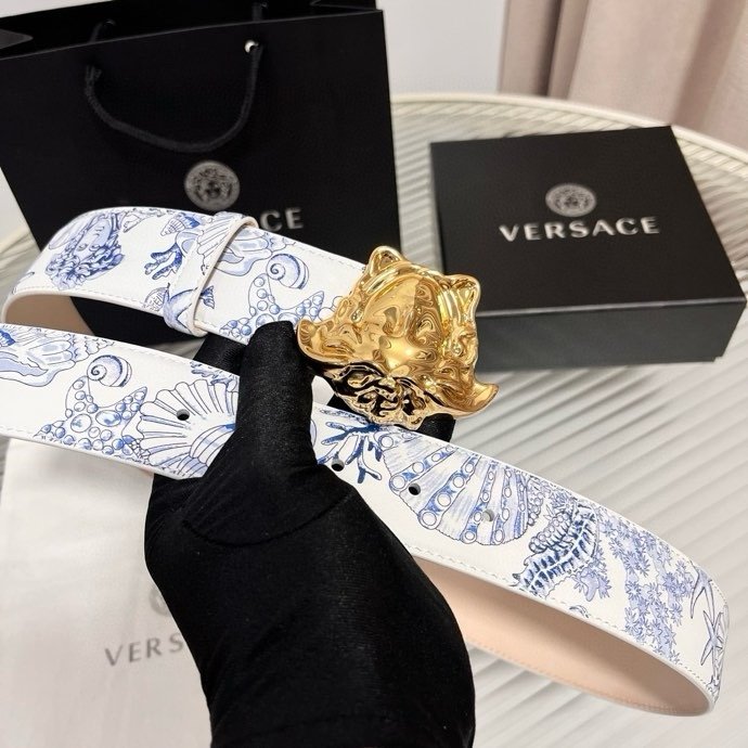 Ремень мужской кожаный 4 см фото 7