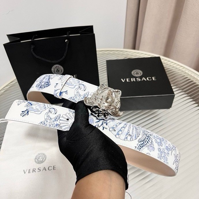 Ремень мужской кожаный 4 см фото 7