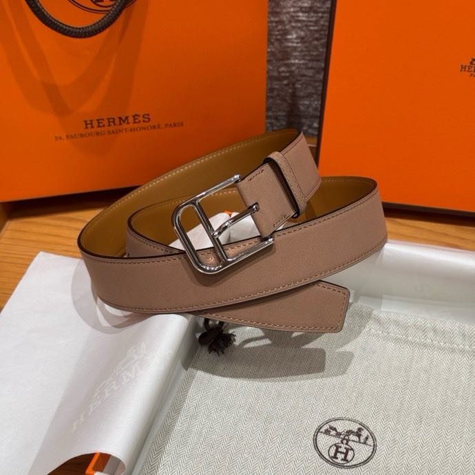 Ремень Romain кожаный 3.5 см фото 2