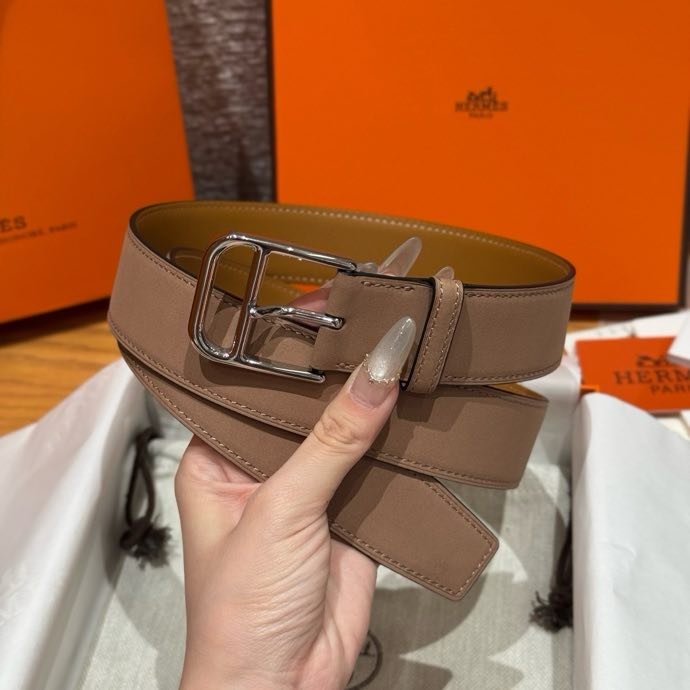 Ремень Romain кожаный 3.5 см фото 7