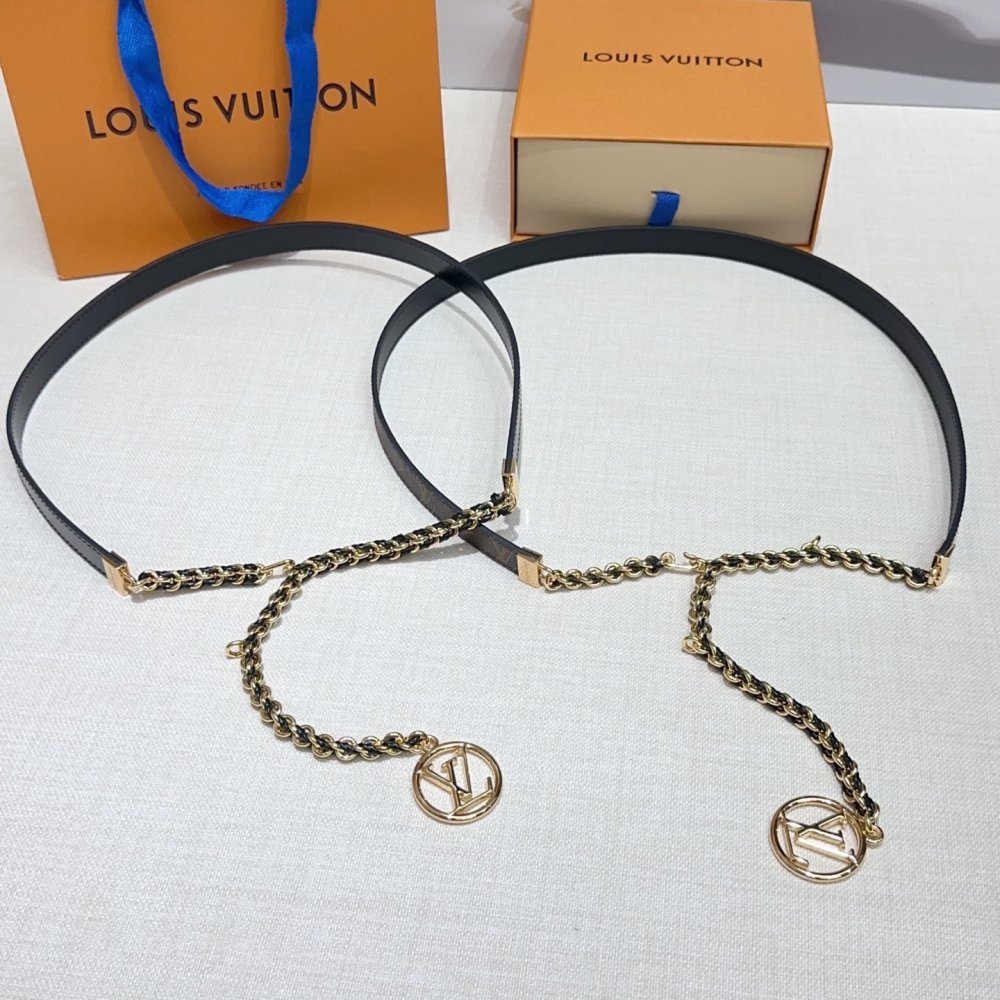 Ремень с цепочкой женский кожаный 2 см фото 8