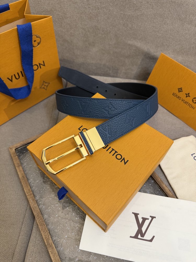 Ремень Slender двусторонний кожаный 3.5 см фото 2