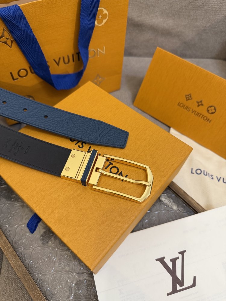 Ремень Slender двусторонний кожаный 3.5 см фото 6