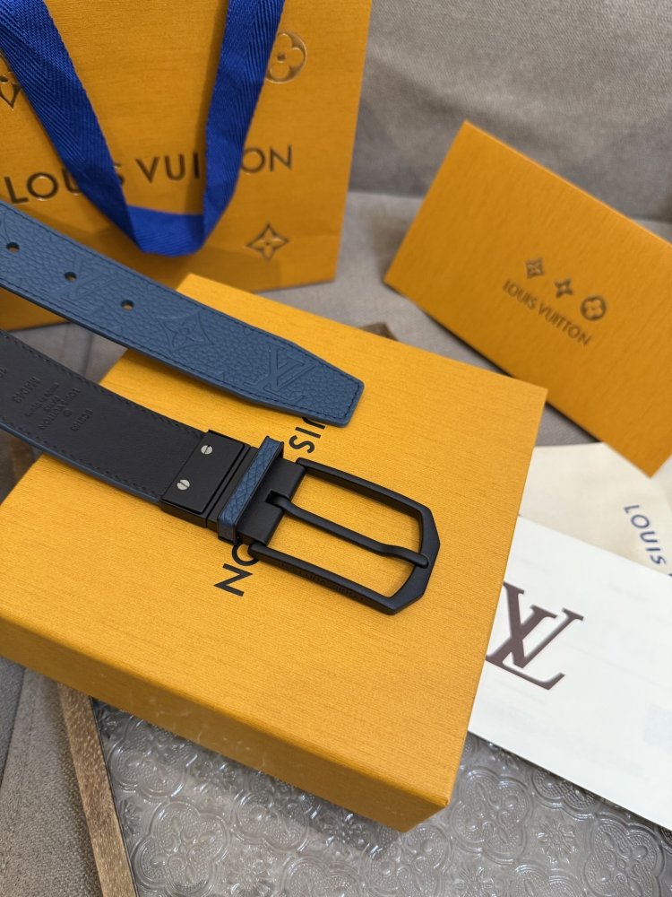 Ремінь Slender двосторонній шкіряний 3.5 см фото 6