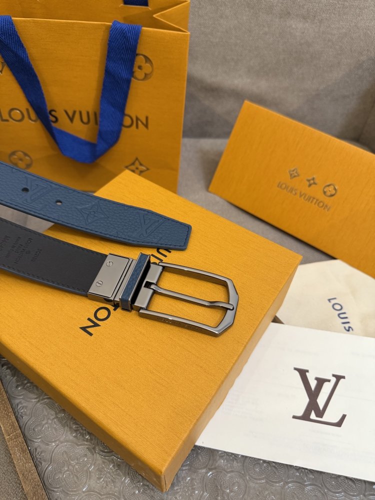 Ремень Slender двусторонний кожаный 3.5 см фото 6