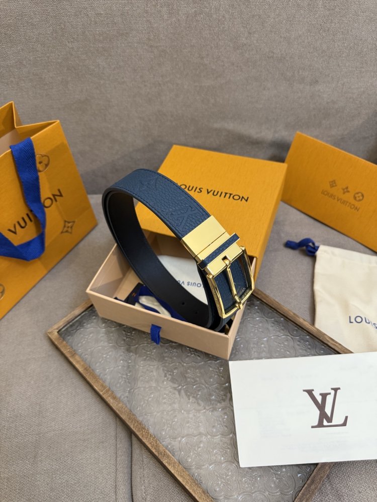 Ремень Slender двусторонний кожаный 3.5 см фото 7