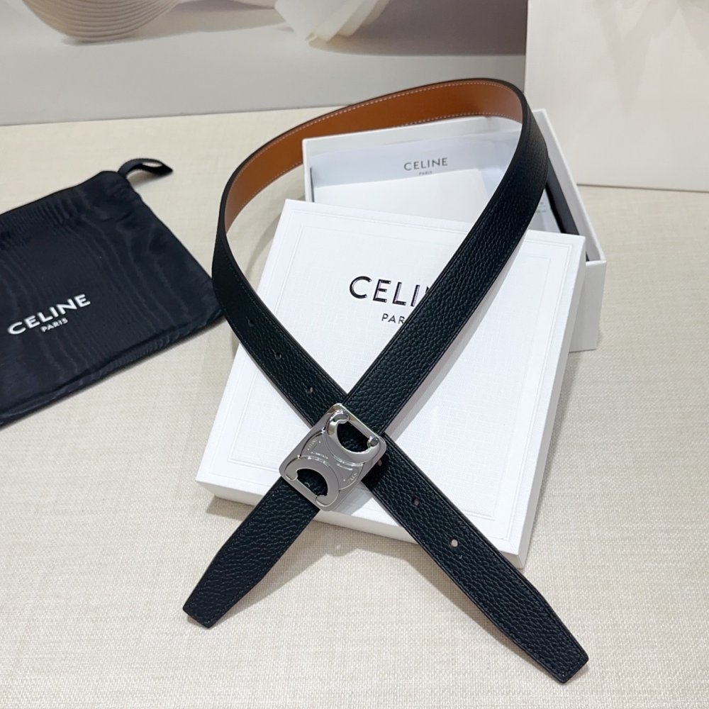 Belt female leather 2.5 cm фото 5