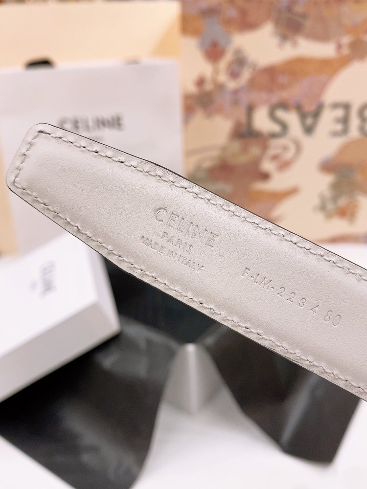 Belt female leather 2.5 cm фото 5