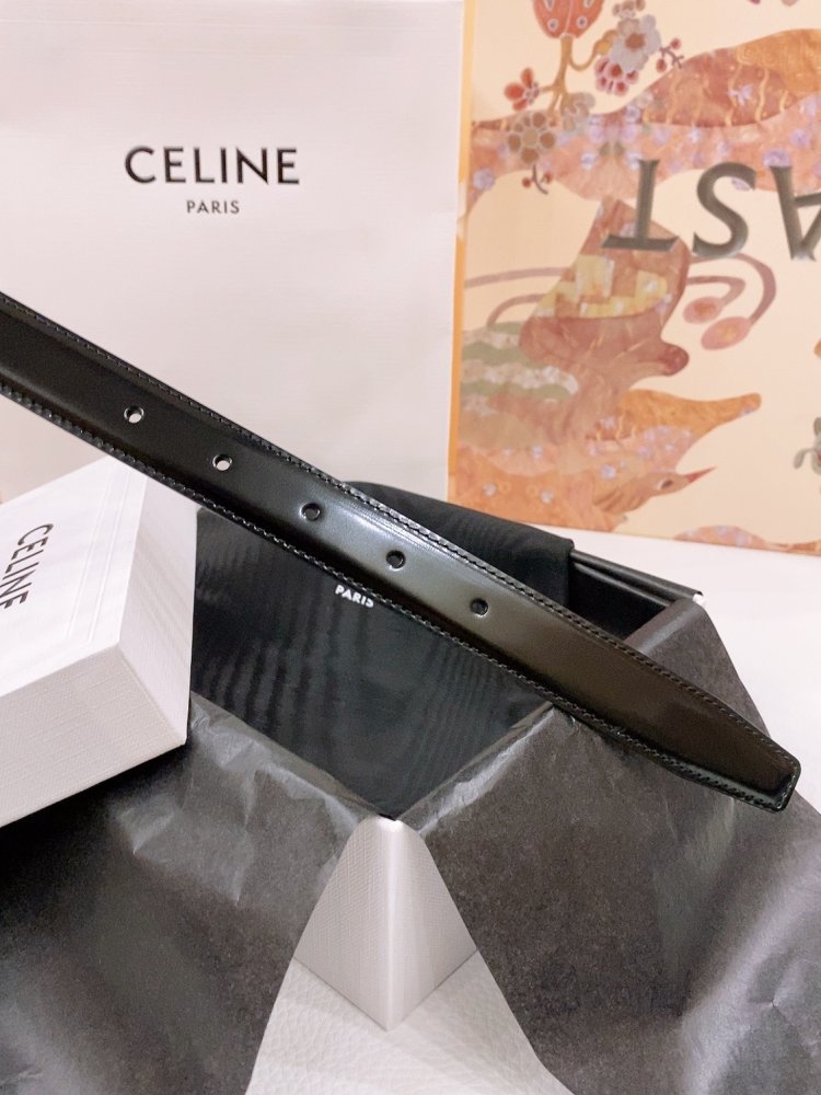 Belt female leather 2.5 cm фото 6