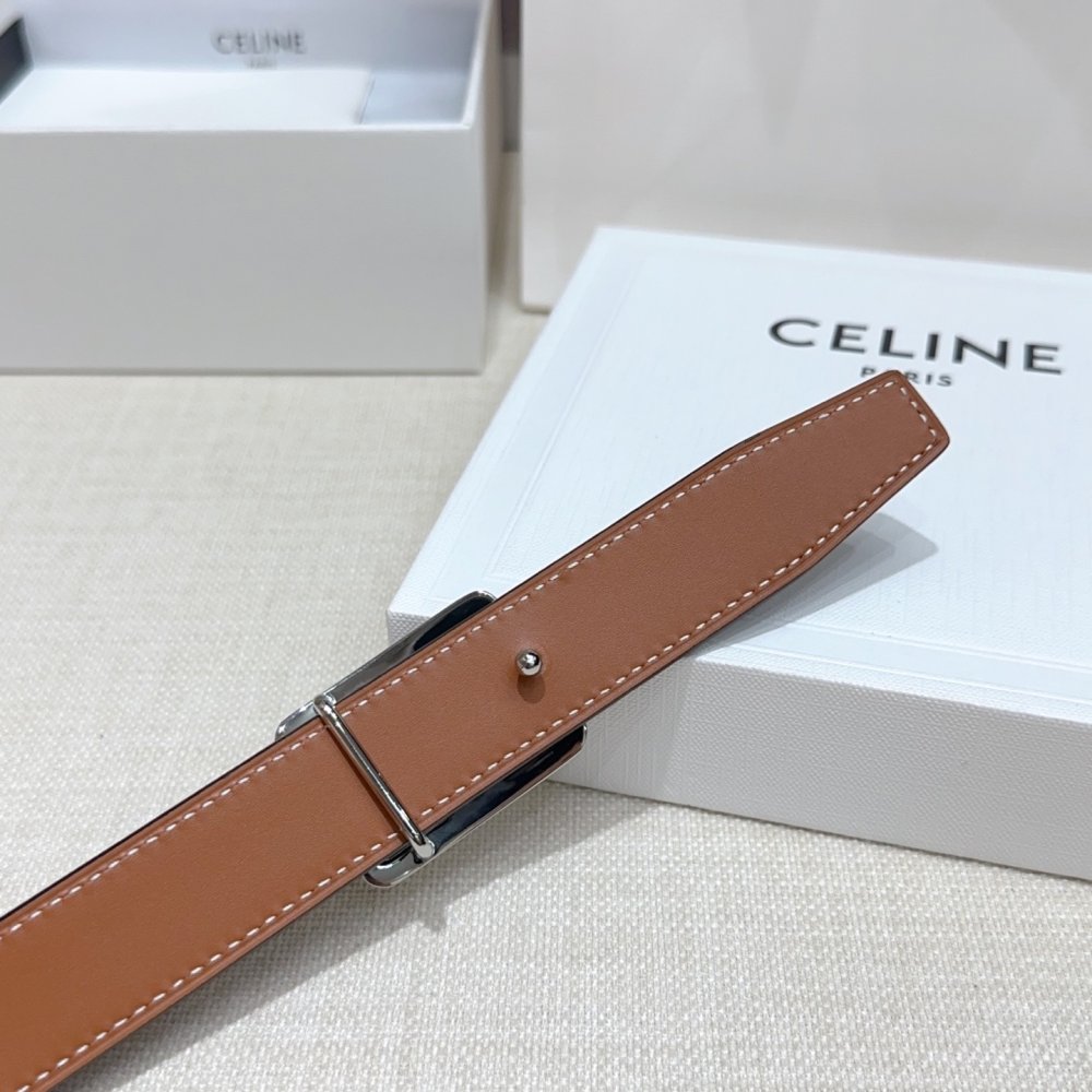 Belt female leather 2.5 cm фото 9