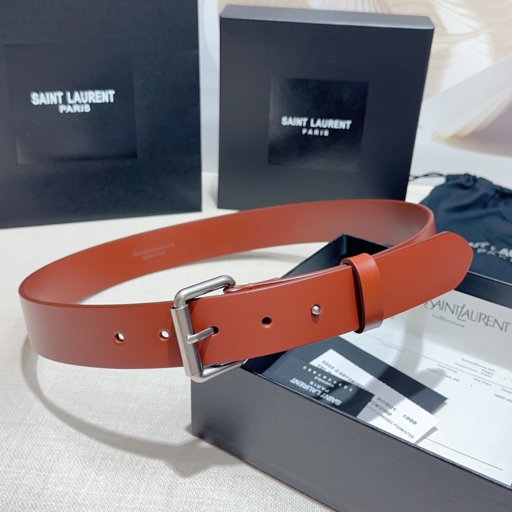 Belt female leather 3.4 cm