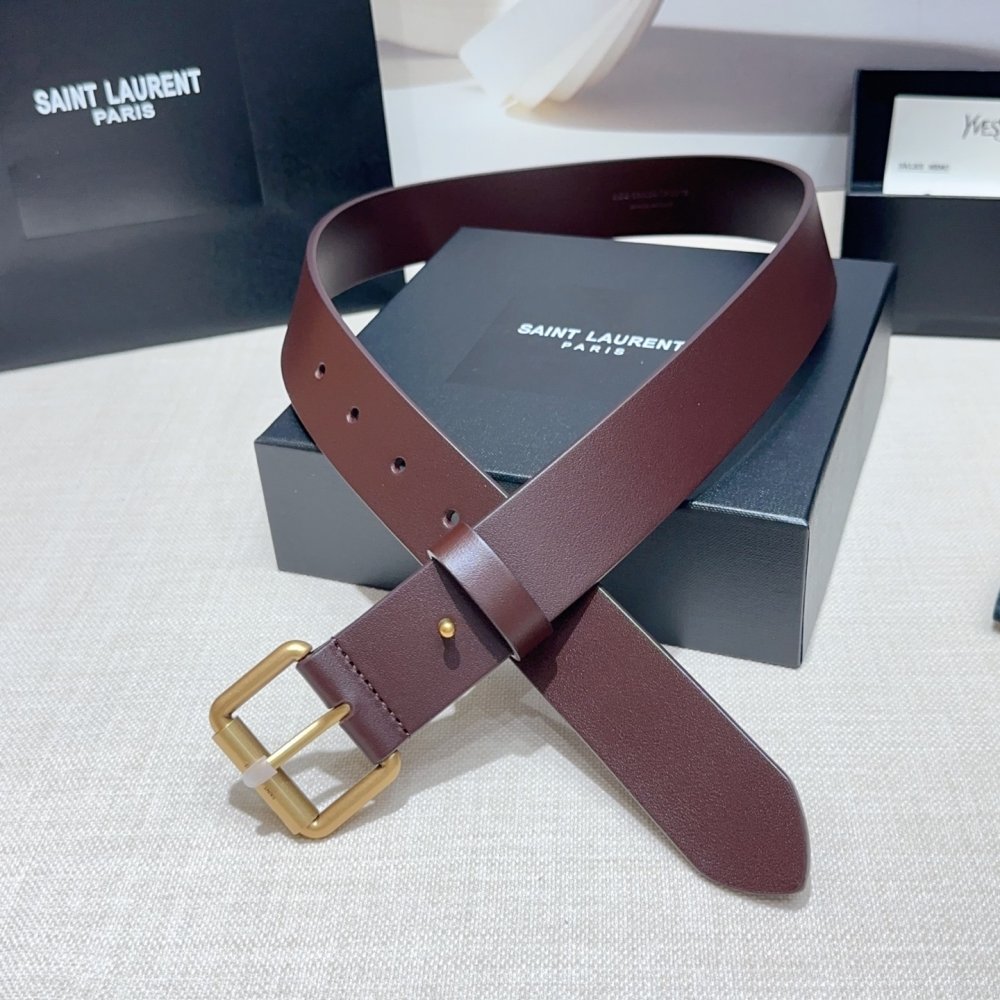 Ремінь жіночий шкіряний 3.4 см фото 2