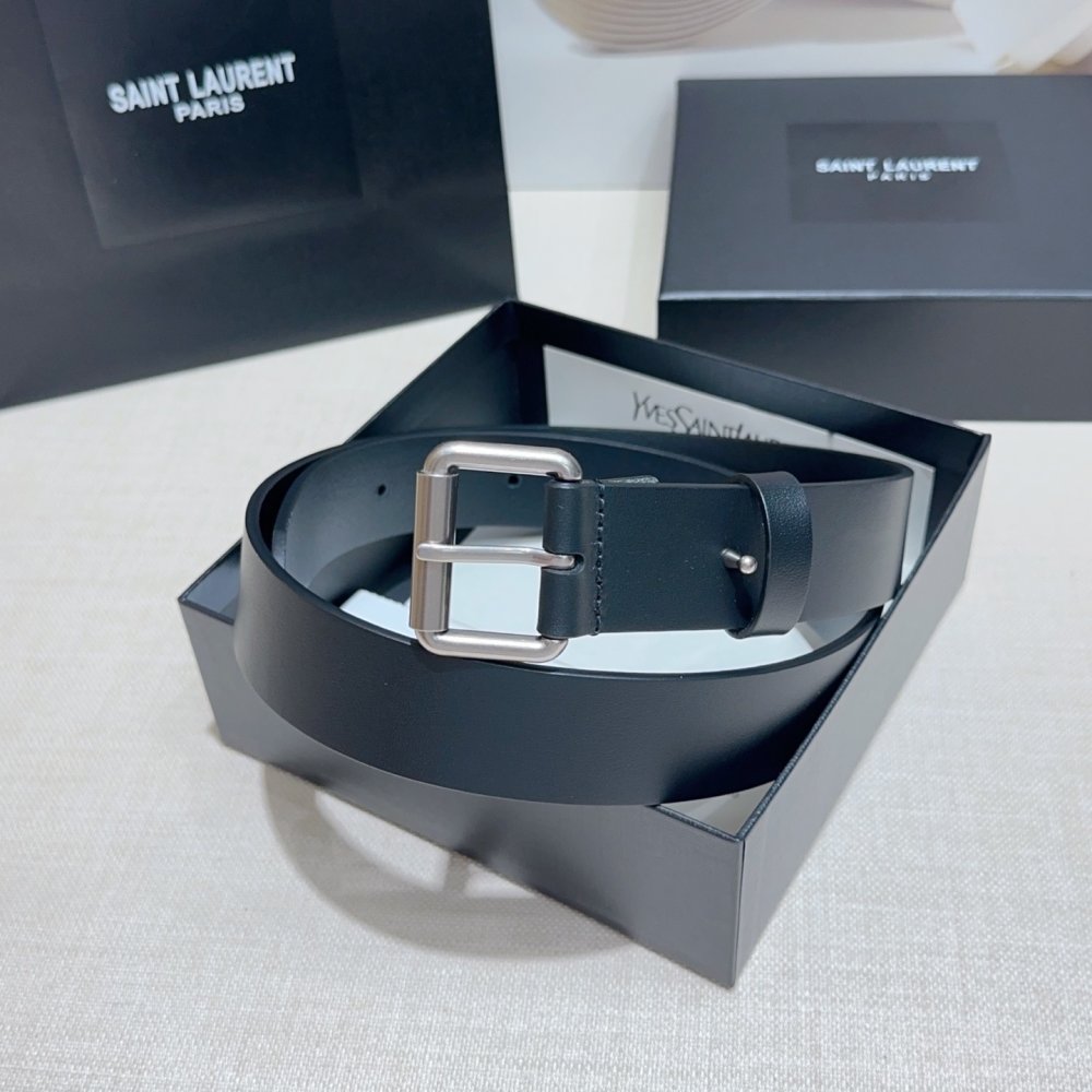 Belt female leather 3.4 cm фото 2