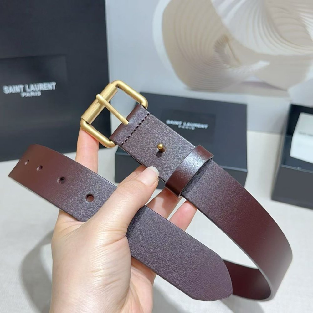 Ремінь жіночий шкіряний 3.4 см фото 3