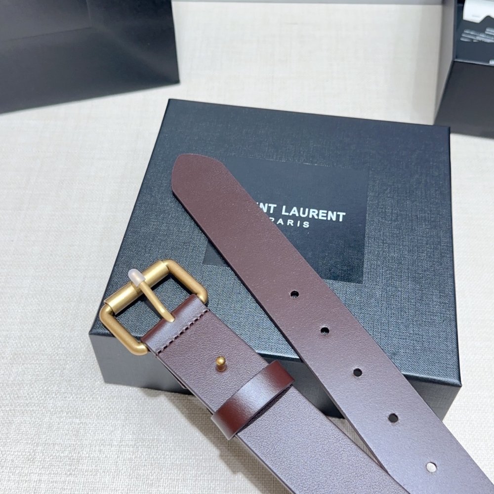 Ремінь жіночий шкіряний 3.4 см фото 5