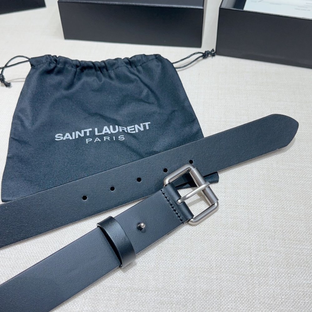 Belt female leather 3.4 cm фото 5