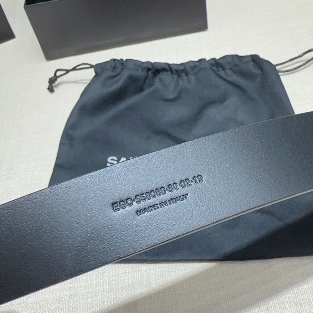 Belt female leather 3.4 cm фото 6