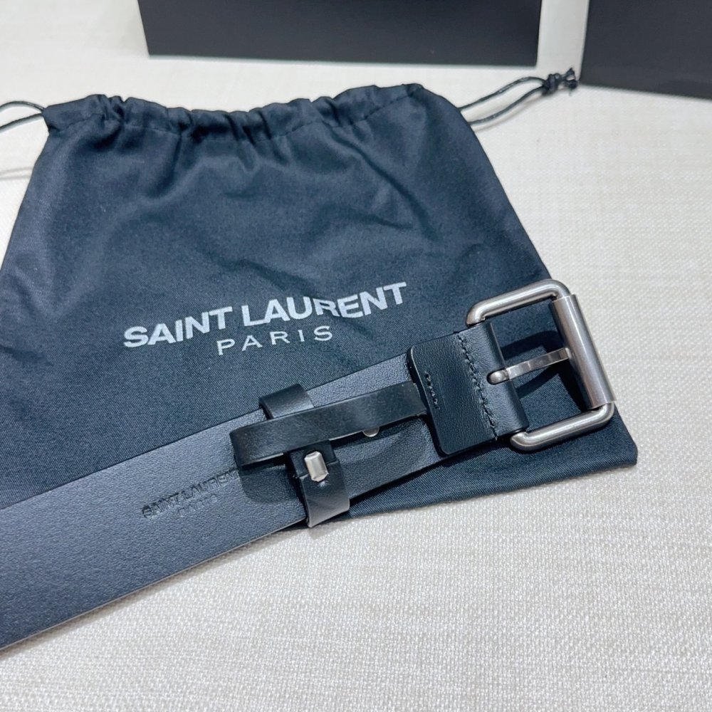 Belt female leather 3.4 cm фото 6