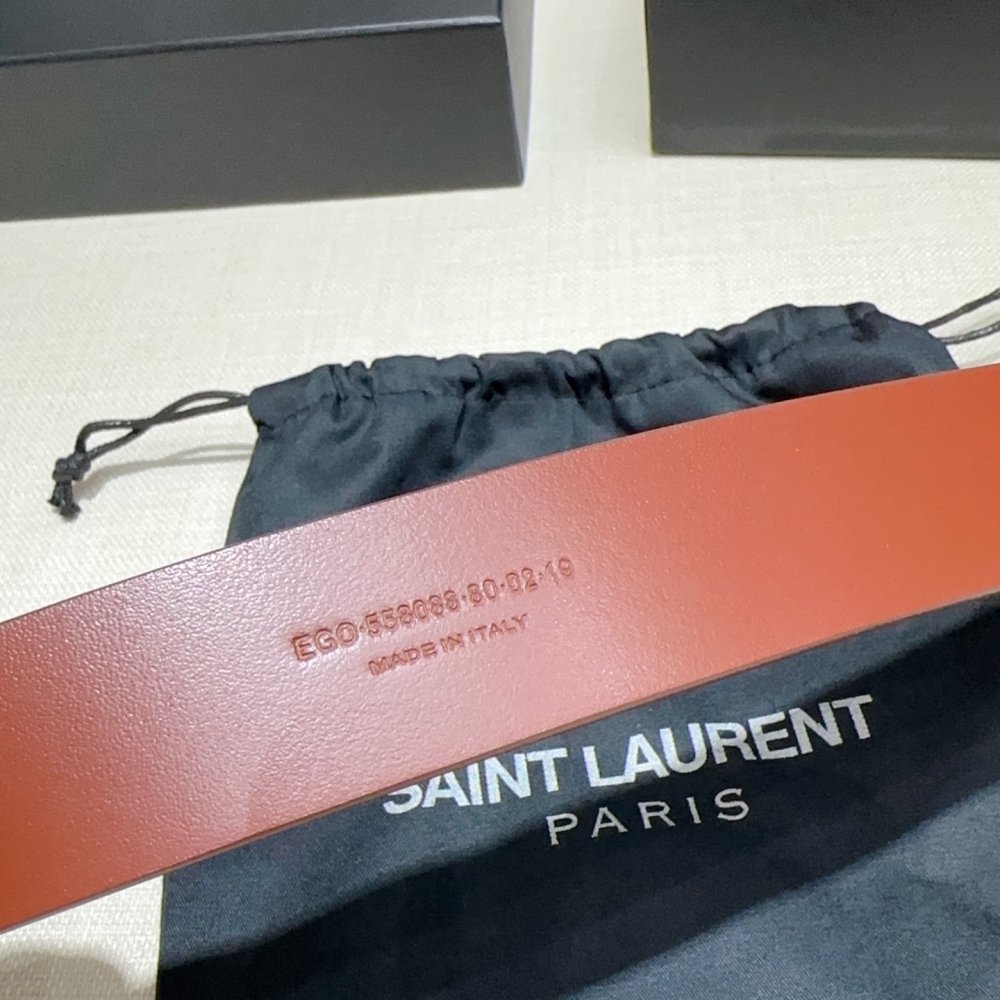 Belt female leather 3.4 cm фото 7