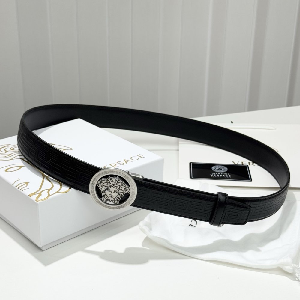 Belt female leather 3.5 cm