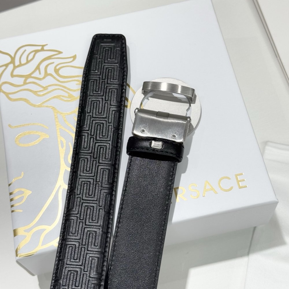 Belt female leather 3.5 cm фото 5