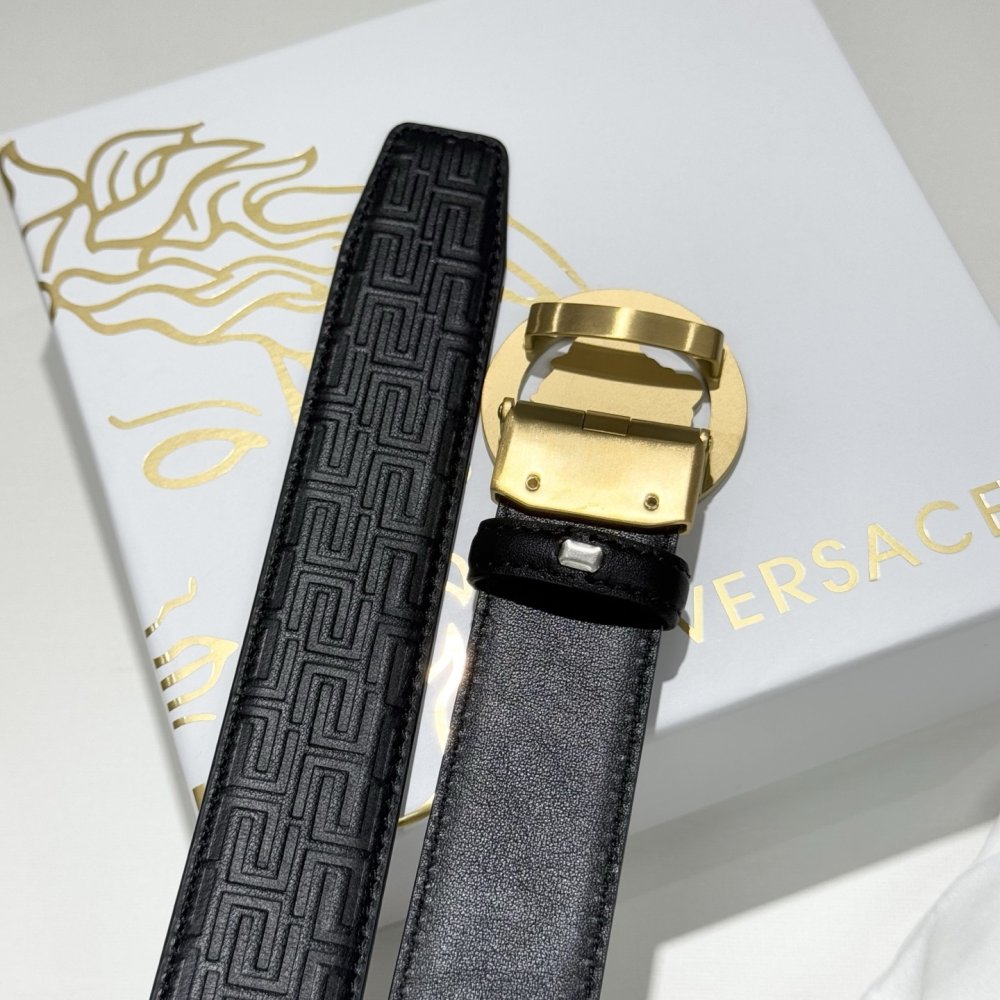 Belt female leather 3.5 cm фото 6