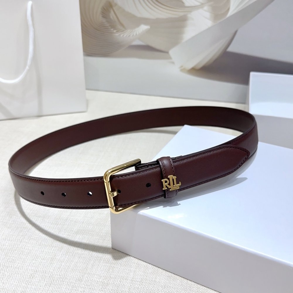 Ремень женский кожаный 3 см