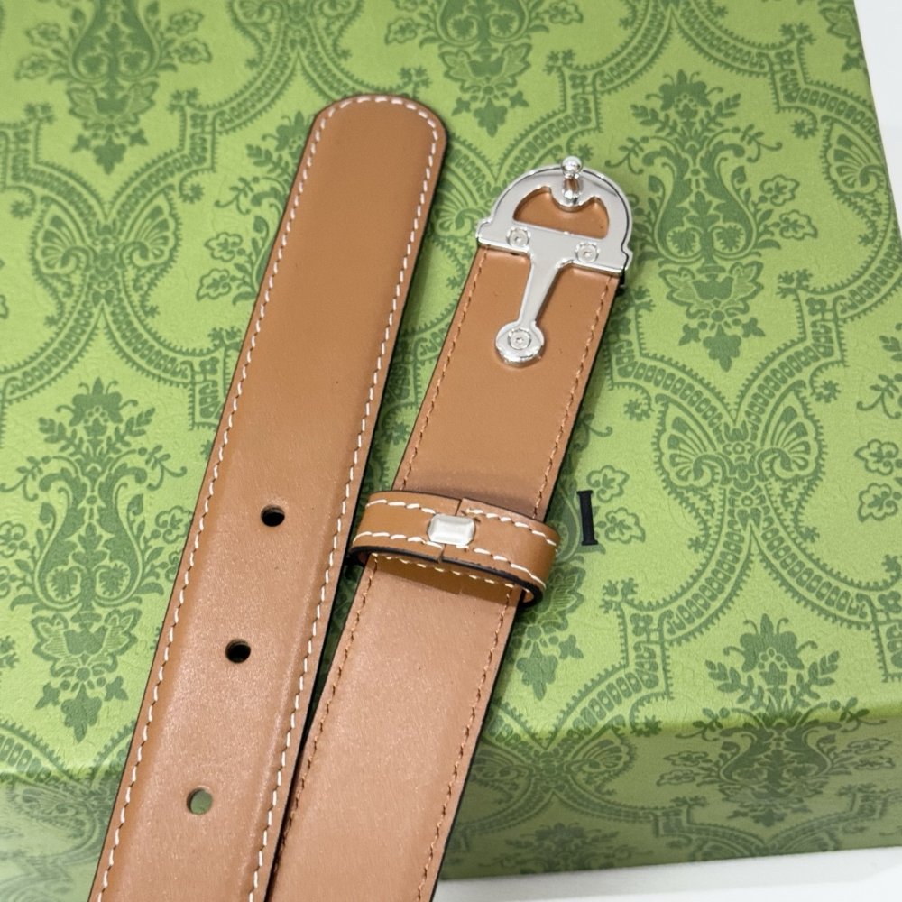 Ремень женский кожаный 3 см фото 5