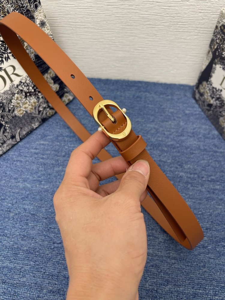 Ремень женский кожаный Dior Chic 2 см фото 2