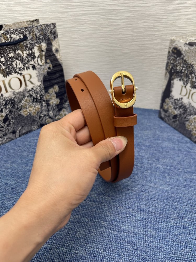 Ремень женский кожаный Dior Chic 2 см фото 3