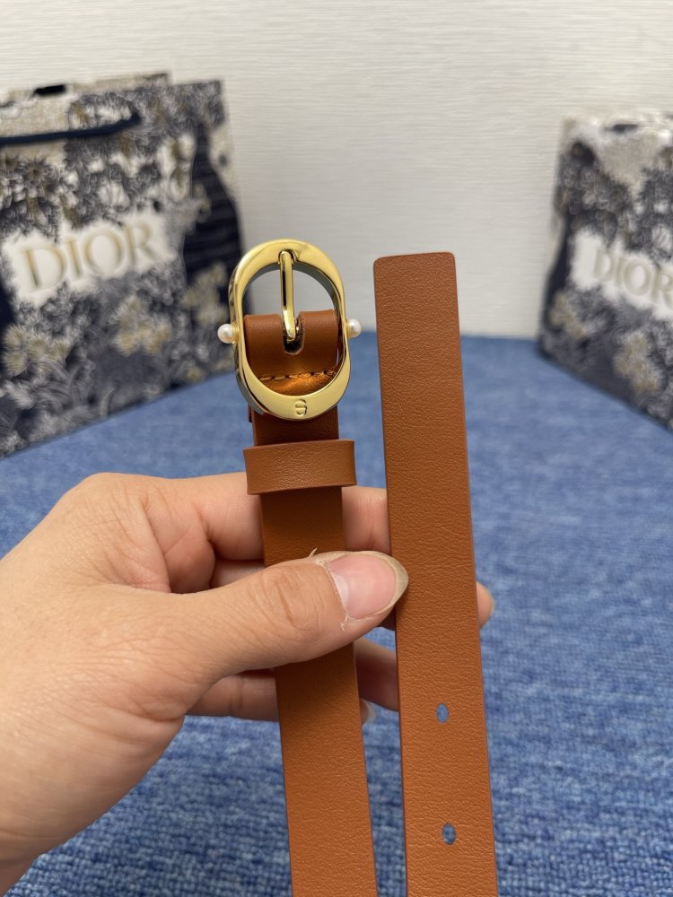 Ремень женский кожаный Dior Chic 2 см фото 6