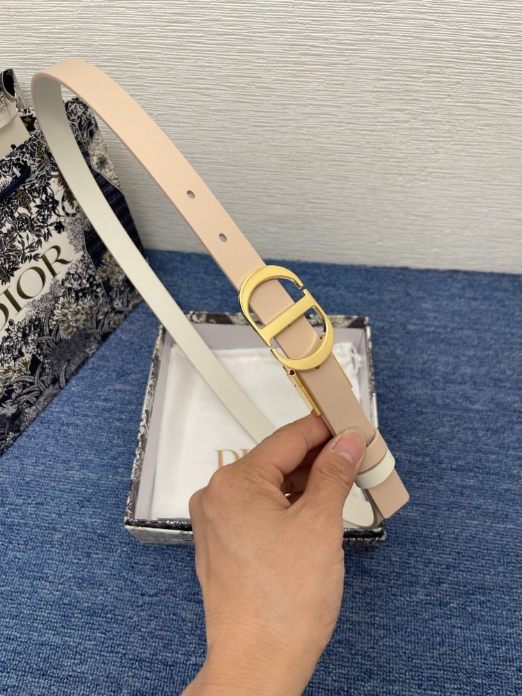 Ремінь жіночий шкіряний Dior Montaigne Avenue 2 см