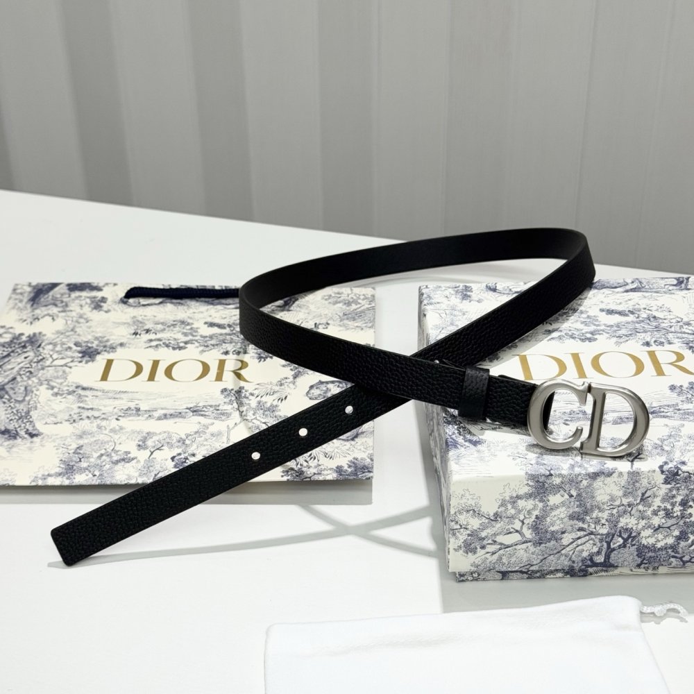 Ремінь жіночий шкіряний Dior Montaigne Avenue 2 см фото 2