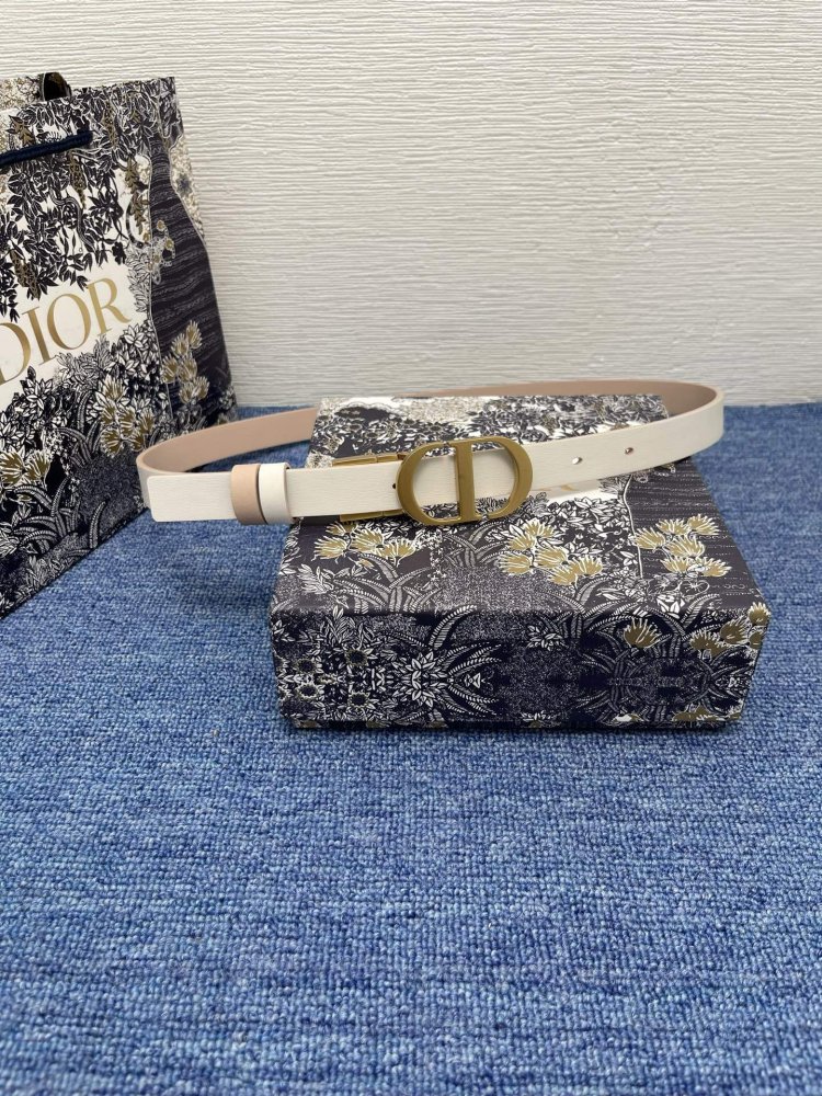 Belt female leather Dior Montaigne Avenue 2 cm фото 2