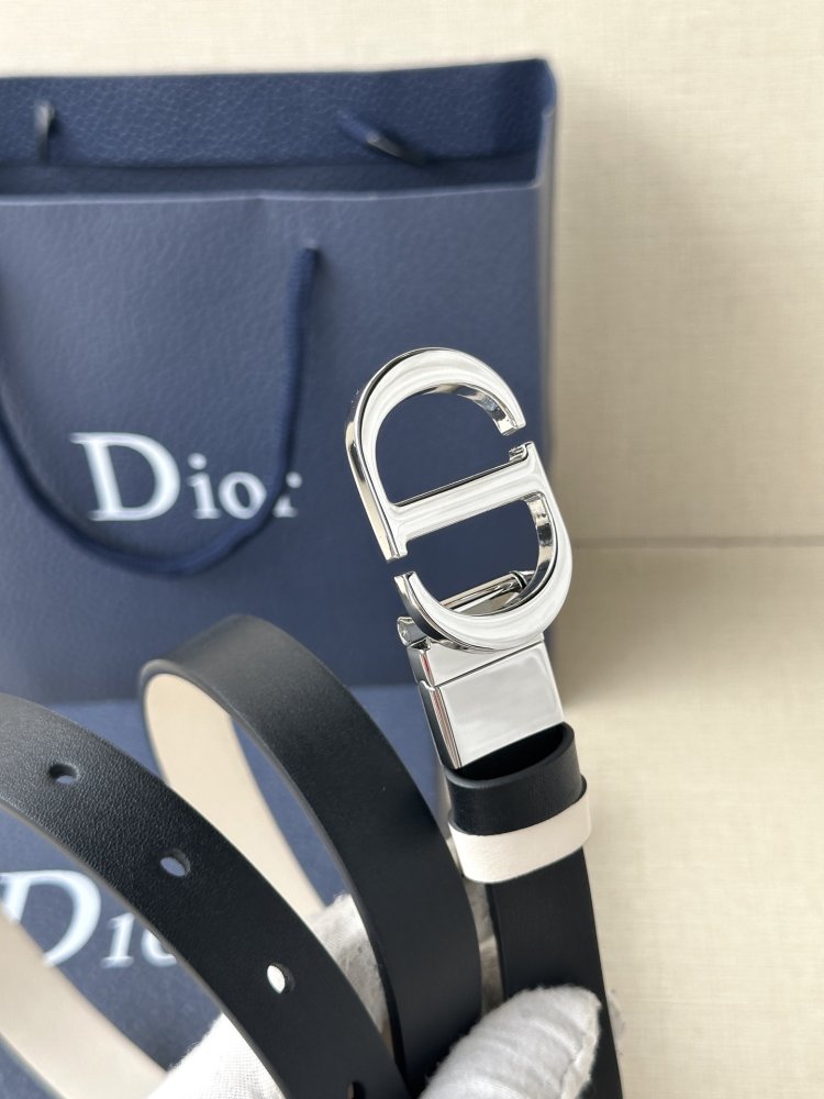 Belt female leather Dior Montaigne Avenue 2 cm фото 3