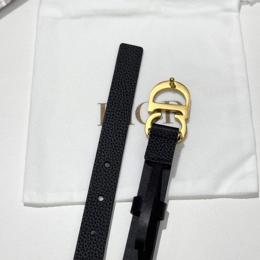 Belt female leather Dior Montaigne Avenue 2 cm фото 4