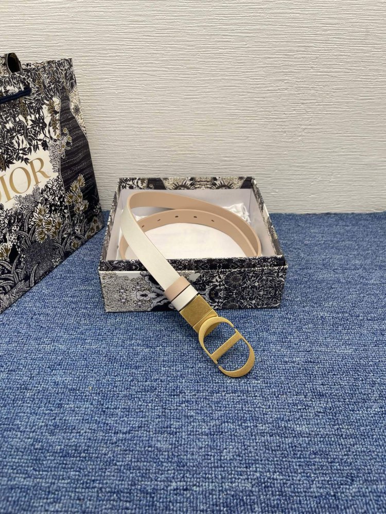 Belt female leather Dior Montaigne Avenue 2 cm фото 4