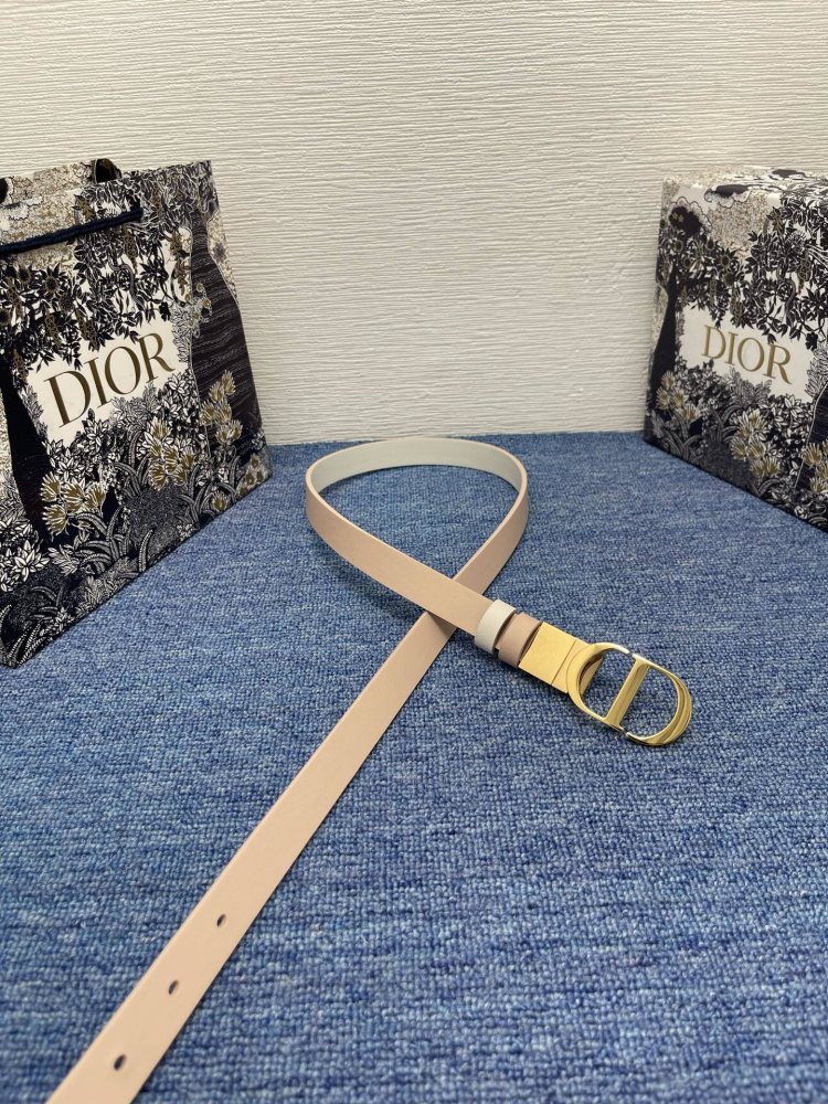 Ремінь жіночий шкіряний Dior Montaigne Avenue 2 см фото 4