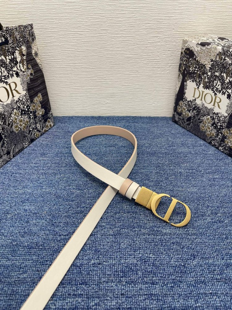 Belt female leather Dior Montaigne Avenue 2 cm фото 5