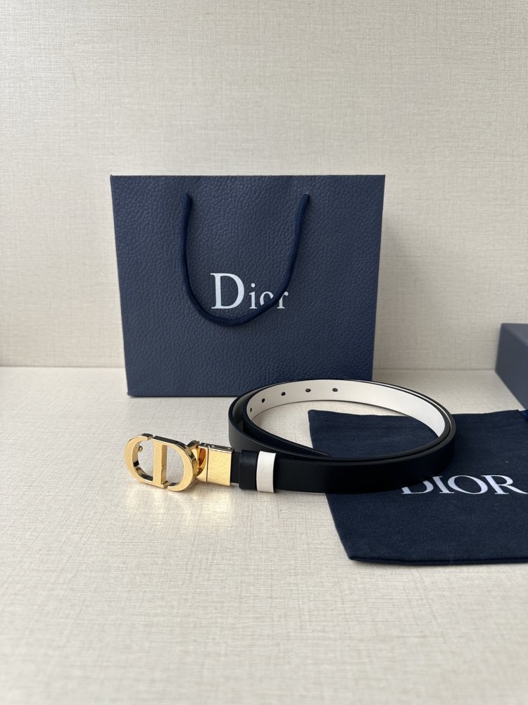 Belt female leather Dior Montaigne Avenue 2 cm фото 5