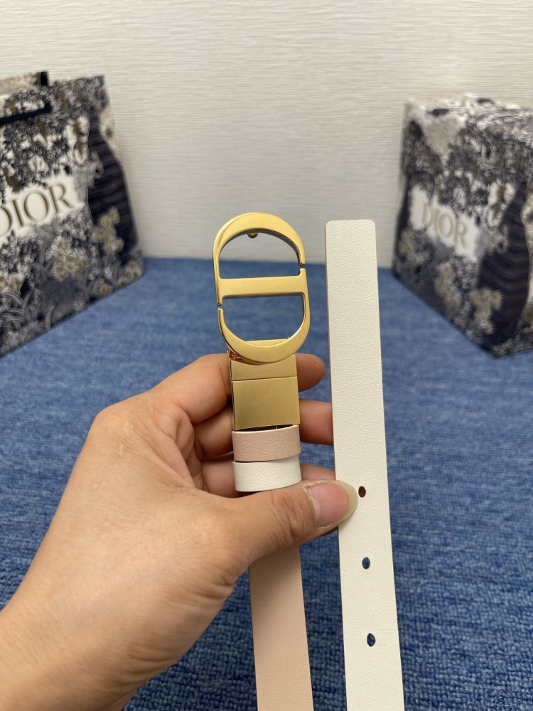 Ремінь жіночий шкіряний Dior Montaigne Avenue 2 см фото 5