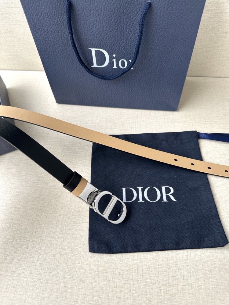 Ремінь жіночий шкіряний Dior Montaigne Avenue 2 см фото 7