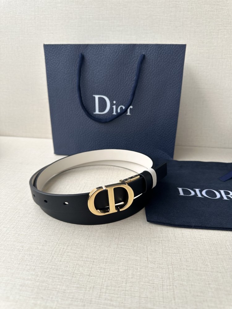 Belt female leather Dior Montaigne Avenue 2 cm фото 7